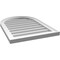 Ekena Millwork Round Top Surface Mount PVC Gable Vent w/ 2"W x 1-1/2"P Brickmould Frame, 20"W x 28"H GVPRT20X2802SN - alternate 2